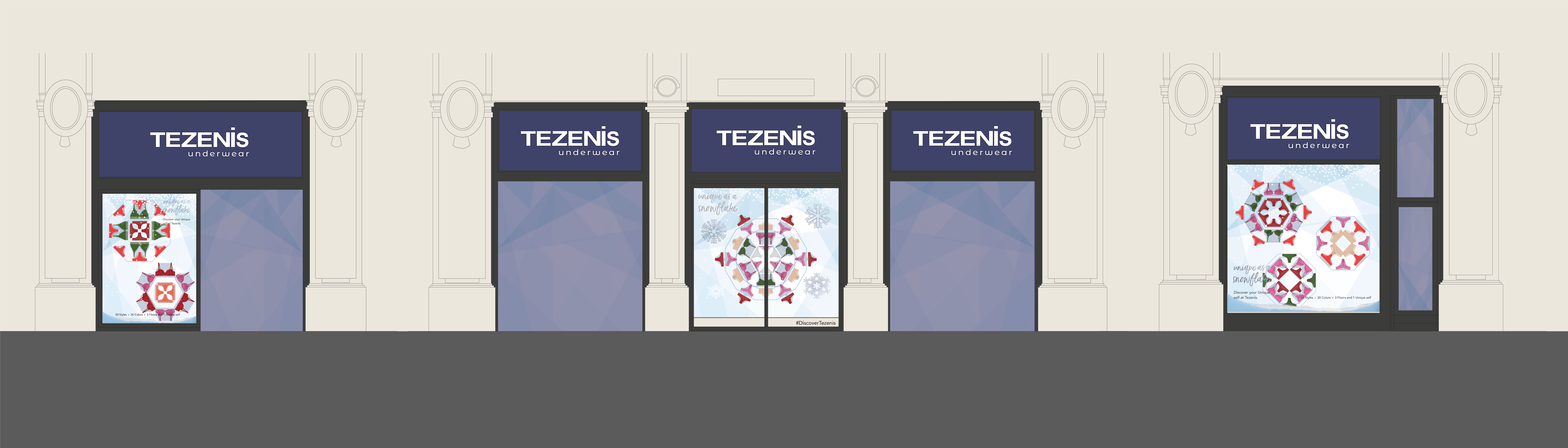 TEZENIS - Christmas Artworks :: Behance